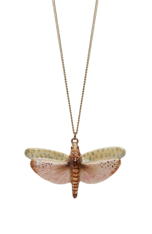 Natural Moth Necklace - And Mary